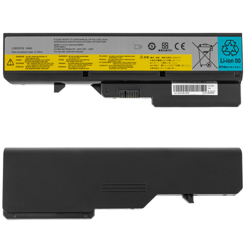 Батарея для ноутбука LENOVO 57Y6454 (B470, B570, G460, G470, G480, G560, G570, G770, V370, V470, V570, IdeaPad: V360, V460, Z360, Z370, Z380, Z460, Z470, Z480, Z560, Z570) 10.8V 5200mAh Black (LG/ Samsung/ Sanyo)