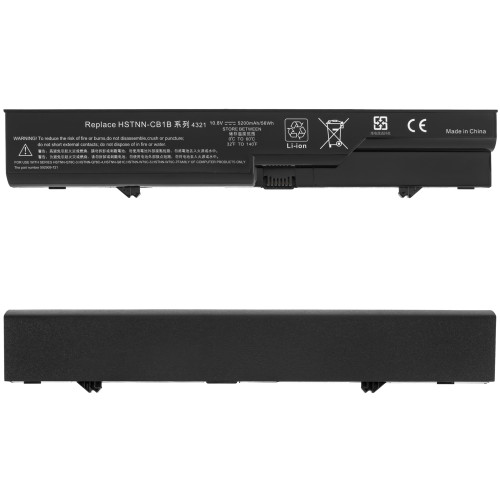 Батарея для ноутбука HP PH06 (Compaq: 320, 321, 325, 326, 420, 421, 620, 621, 625, ProBook: 4320 , 4320s, 4321, 4321s, 4325s, 4326s, 4420s, 4520, 4720) 10.8V 5200mAh Black (LG/ Samsung/ Sanyo)