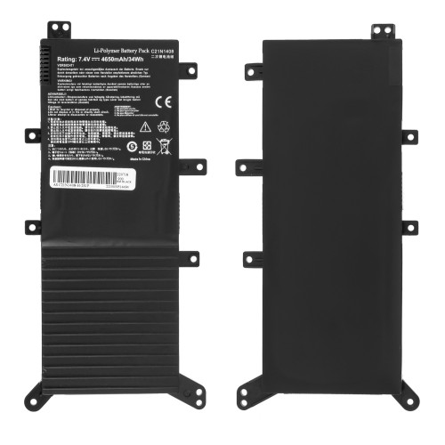 Батарея для ноутбука ASUS C21N1408 (VivoBook: V555L, MX555) 7.4V 4650mAh 34Wh Black