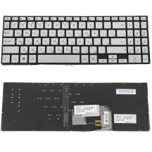 Клавиатура для ноутбука ASUS (UX561 series) rus, silver, без фрейма, подсветка клавиш
