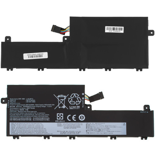 Батарея для ноутбука LENOVO L19L6P72 (ThinkPad T15p Gen 1, P15v Gen 1, P15v Gen 2) 11.55V 5887mAh 68Wh Black