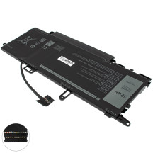 Батарея для ноутбука DELL NF2MW (Latitude 9410) 7.6V 6500mAh 52Wh Black