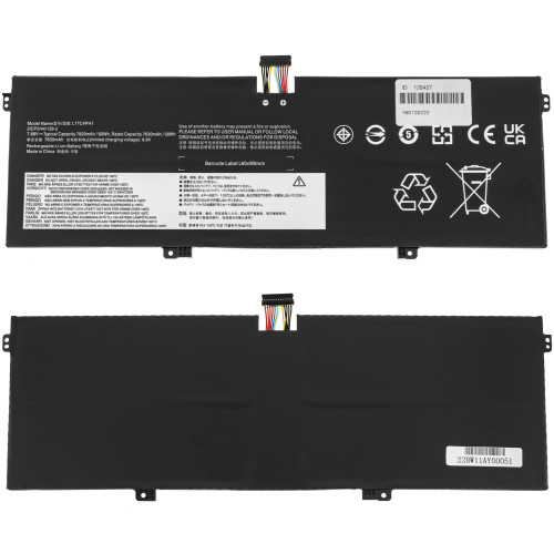 Батарея для ноутбука LENOVO L17C4PH1 (Yoga 7 Pro-13IKB, C930-13IKB) 7.68V 7820mAh 60Wh Black