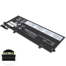Батарея для ноутбука LENOVO L18L3P71 (ThinkPad T590, T15 Gen 1, P15s Gen 1) 11.52V 4385mAh 51Wh Black
