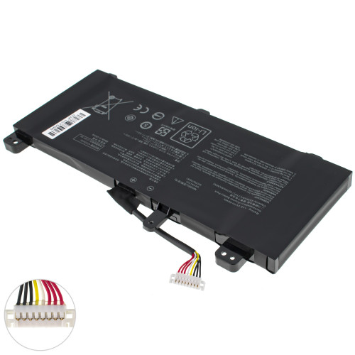 Батарея для ноутбука ASUS C41N1731-1 (ВЕРСИЯ 2, СМОТРЕТЬ НА УШКИ) (ROG Strix Scar II GL704GV, GL704GM, GL704GW) 15.4V 4335mAh 66Wh Black