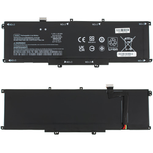 Батарея для ноутбука HP ZG06XL (EliteBook 1050 G1, Studio x360 G5) 11.55V 8310mAh 95.9Wh Black