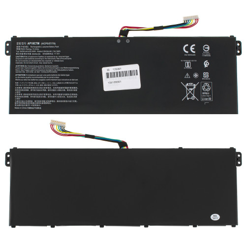 Батарея для ноутбука ACER AP18C7M/15.4V (Swift 5 SF514-54T, SF514-54GT) 15.4V 3634mAh 55.9Wh Black