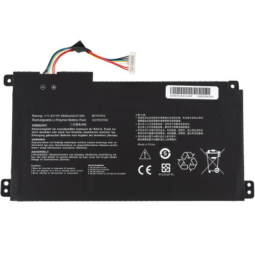 Батарея для ноутбука ASUS B31N1912 (VivoBook: E410MA, E510MA, E410KA, E510KA series) 11.55V 3600mAh 42Wh Black