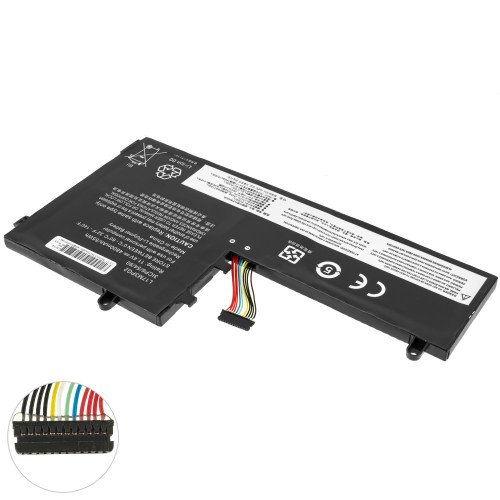 Батарея для ноутбука LENOVO L17M3PG2 MIDDLE CABLE 40mm (Legion: Y530-15ICH, Y530-15ICHg) 11.4V 4800mAh 55Wh Black