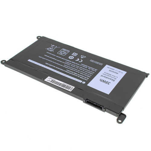 Батарея для ноутбука DELL WDX0R (Inspiron: 15 5568, 13 5368, 13 5378) 11.4V 3400mAh 39Wh Black