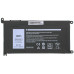 Батарея для ноутбука DELL WDX0R (Inspiron: 15 5568, 13 5368, 13 5378) 11.4V 3400mAh 39Wh Black