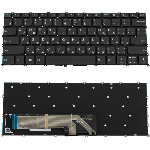 Клавіатура для ноутбука LENOVO (IdeaPad: 5-14 seires), rus, onyx black, без фрейму  (ОРИГИНАЛ)