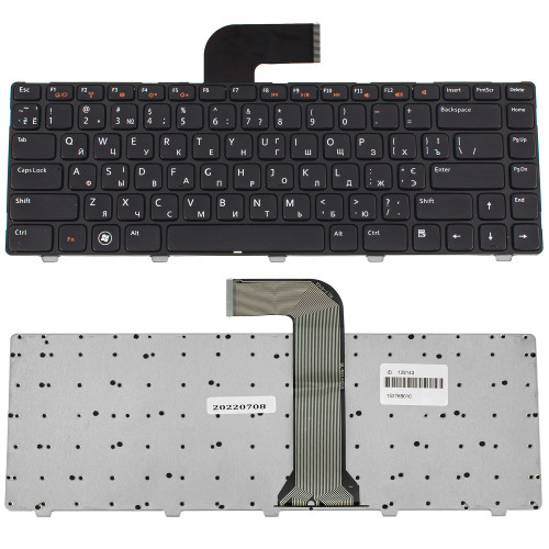 Клавіатура для ноутбука DELL (Inspiron: 5520, M4110, M5040, M5050, N4110, N5040, N5050, Vostro: 1540, 3550, XPS: L502) ukr, black