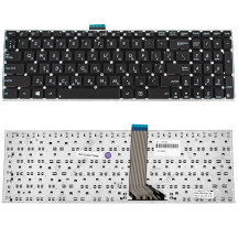 Клавіатура для ноутбука ASUS (X502, X551, X553, X555, S500, TP550) ukr, black, без фрейму, с креплениями