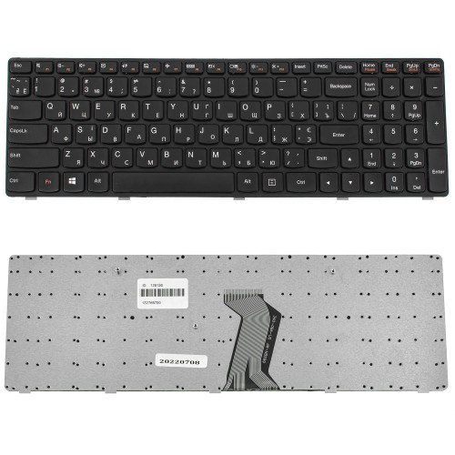 Клавиатура для ноутбука LENOVO (G500, G505, G510, G700, G710) ukr, black