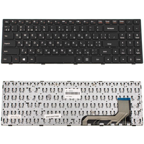Клавиатура для ноутбука LENOVO (IdeaPad 100-15IBY) ukr, black