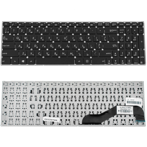 Клавиатура для ноутбука ASUS (X540 series) ukr, black, без фрейма