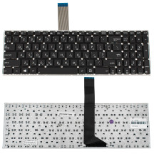 Клавіатура для ноутбука ASUS (X501, X550, X552, X750 series) ukr, black, без фрейму, з кріпленнями