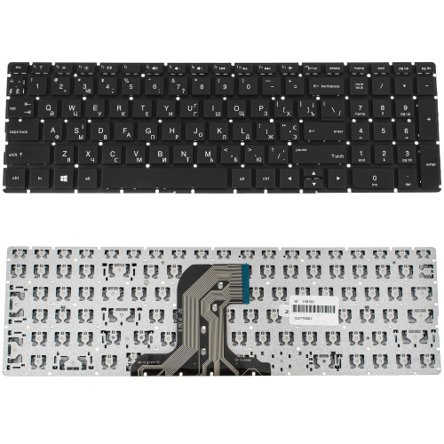 Клавиатура для ноутбука HP (250 G4, 255 G4 series) ukr, black, без фрейма