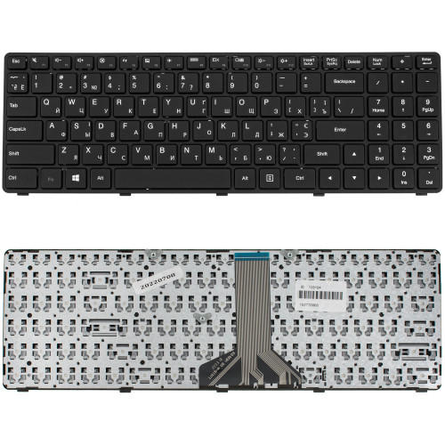 Клавіатура для ноутбука LENOVO (IdeaPad 100-15IBD) ukr, black