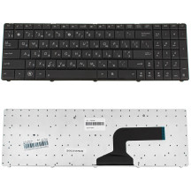 Клавиатура для ноутбука ASUS (A52, K52, X54, N53, N61, N73, N90, P53, X54, X55, X61), ukr, black (N53 version)