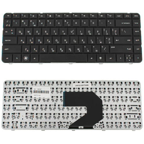 Клавіатура для ноутбука HP (Compaq: 430, 431, 630, 635, 640, 650, 655, CQ43, CQ57, CQ58, Pavilion: G4-1000, G6-1000) ukr, black