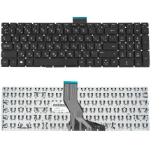 Клавиатура для ноутбука HP (250 G6, 255 G6 series) ukr, black, без фрейма