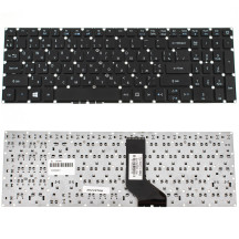 Клавіатура для ноутбука ACER (E5-522, E5-573) ukr, black, без кадру