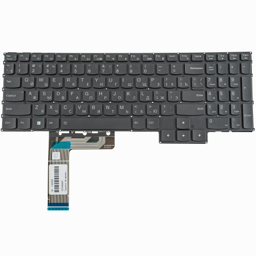 Клавиатура для ноутбука LENOVO (IdeaPad Gaming: 3-15 series), rus, dark gray, без фрейма, подсветка клавиш