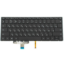 Клавиатура для ноутбука HUAWEI (W19 series) rus, black, без фрейма, подсветка клавиш