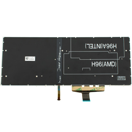 Клавиатура для ноутбука HUAWEI (W19 series) rus, black, без фрейма, подсветка клавиш