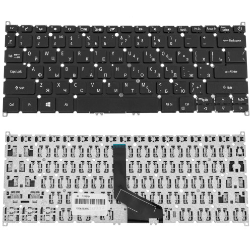 Клавиатура для ноутбука ACER (AS: SF314-42, SF314-57) rus, black, без фрейма
