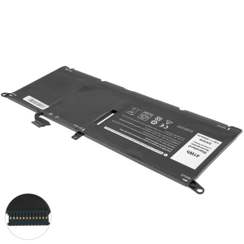 Батарея для ноутбука DELL DXGH8 (XPS: 13 7390, 9370, 9380) 7.6V 5500mAh Black