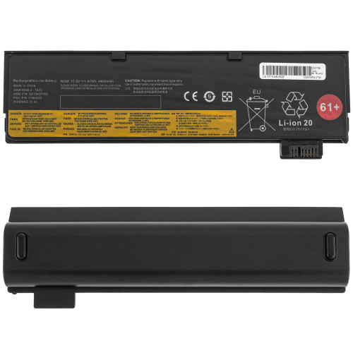 Батарея для ноутбука LENOVO 01AV425 (ThinkPad: T470, T480, T570, T580 series) 10.8V 4400mAh Black