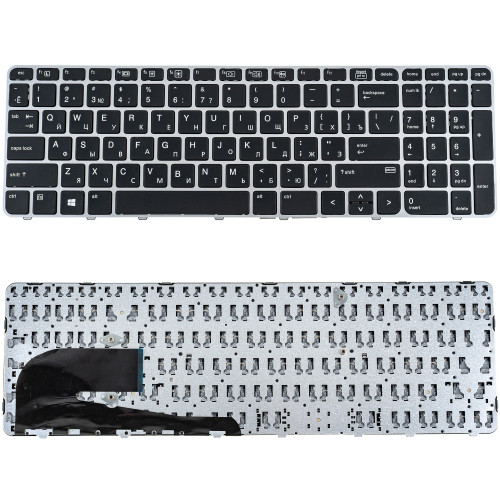 Клавіатура для ноутбука HP (EliteBook: 850 G4) rus, black, без джойстика