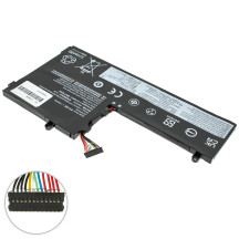 Батарея для ноутбука LENOVO L17C3PG2 LONG CABLE 80mm (Legion: Y530-15ICH, Y530-15ICHg) 11.55V 4965mAh 57Wh Black