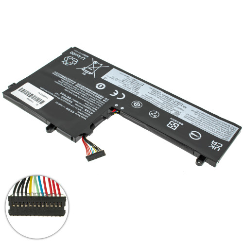 Батарея для ноутбука LENOVO L17C3PG2 LONG CABLE 80mm (Legion: Y530-15ICH, Y530-15ICHg) 11.55V 4965mAh 57Wh Black