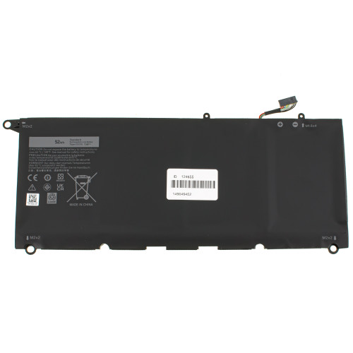 Батарея для ноутбука Dell JD25G (XPS: 13 9343, 9350) 7.4V 52Wh Black