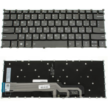 Клавіатура для ноутбука LENOVO (IdeaPad: S540-14 series) rus, onyx black, без кадру, підсвічування клавіш