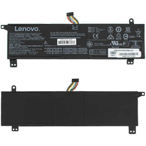 Оригінальна батарея для ноутбука LENOVO 5B10P23790 (IdeaPad: 120S-11IAP) 7.5V 3735mAh 28Wh Black
