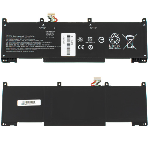 Батарея для ноутбука HP RH03XL (без выступа, ширина АКБ 250мм) (ProBook 430 G8, 440 G8, 450 G8, 630 G8, 640 G8, 650 G8) 11.4V 3947mAh 45Wh Black