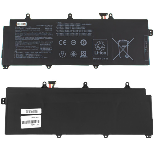 Батарея для ноутбука ASUS C41N1712 (Zephyrus: GX501VI, GX501VIK, GX501VSK series) 15.4V 3160/3255mAh 50Wh Black