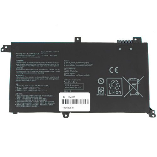 Батарея для ноутбука ASUS B31N1732 (S430UN, S430UA, S430UF, S430FN, S430FA) 11.4V 42Wh Black