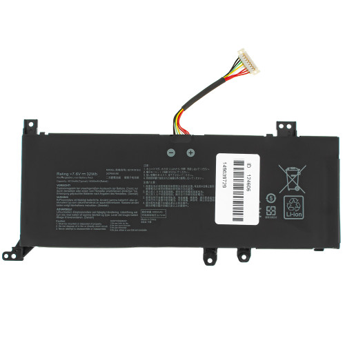 Батарея для ноутбука ASUS B21N1818-2 (X509UA, X509UB, X509UJ, X409FA, X409FB) 7.6V 32Wh Black