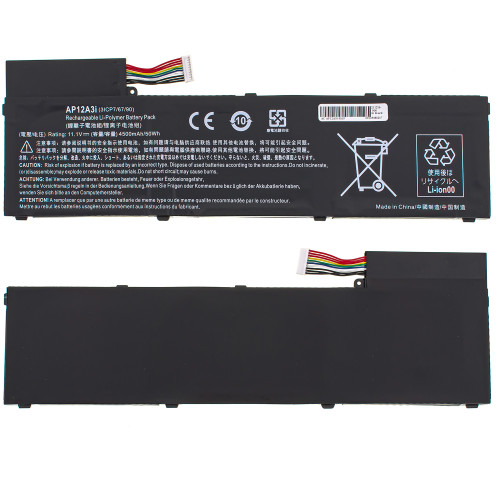 Батарея для ноутбука ACER AP12A3i (Aspire: M3-481, M3-581, M5-481, M5-581 ) 11.1V 4500mAh Black