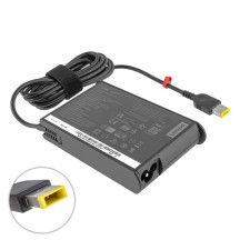 Оригінальний блок живлення для ноутбука LENOVO 20V, 6.75A, 135W, USB+pin (Square 5 Pin DC Plug), 3 pin, black, SLIM OVALE