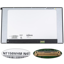 Матриця 15.6 NT156WHM-N4T (1366*768, 30pin(eDP), LED, SLIM(без дод. панелі !!!), матова, роз'єм праворуч знизу) для ноутбука