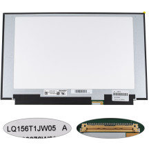 Матриця 15.6 LQ156T1JW05 (2560*1440, 40pin(eDP, IPS, 165Hz, 300cd/m2, 16.7M, 100%), LED, SLIM(без планок та вушок), матова, роз'єм праворуч знизу) для ноутбука