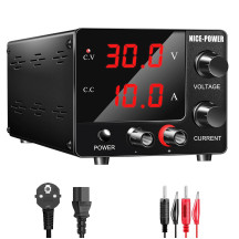 Лабораторний блок живлення SPS-E3010 30 V, 10 A, 150 W, цифрова індикація, black