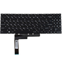 Клавиатура для ноутбука MSI (GF66, GF76) rus, black, без фрейма, подсветка клавиш (RGB Per-key) (ОРИГИНАЛ)